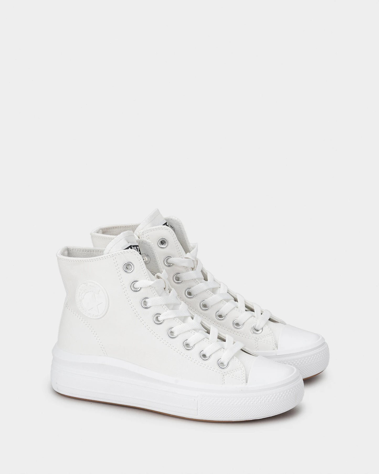 High Top Canvas Lace-Up Unisex Sneakers