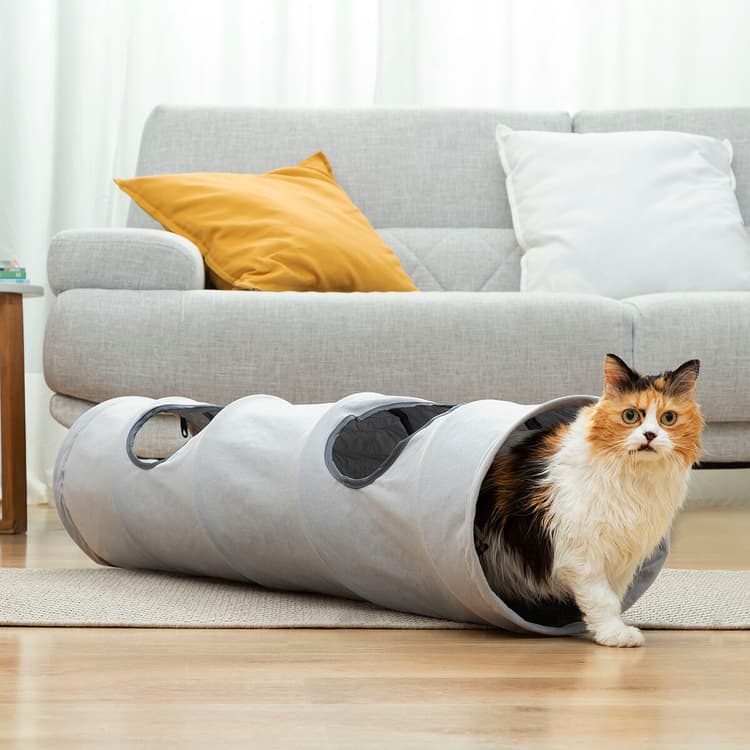 Collapsible Cat Play Tunnel Toy - MegaStore24
