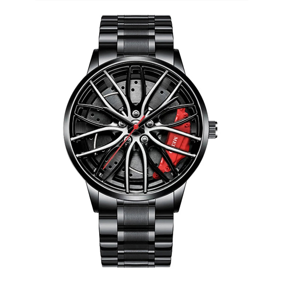 Menβs 3D Sports Wheel Luxury Quartz Watch - MegaStore24