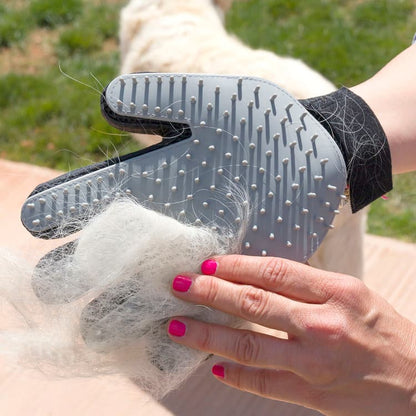 2 - in - 1 Pet Grooming Massage Glove - MegaStore24