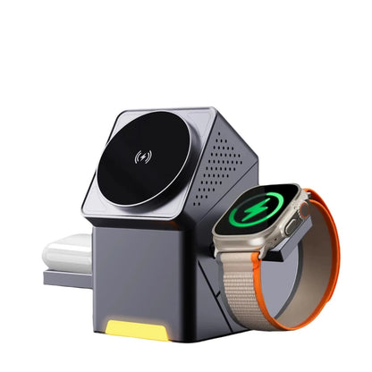 3 - in - 1 Rotating Magnetic Fast Charging Station - MegaStore24