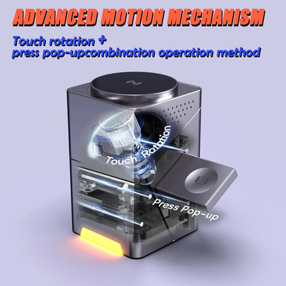 3 - in - 1 Rotating Magnetic Fast Charging Station - MegaStore24