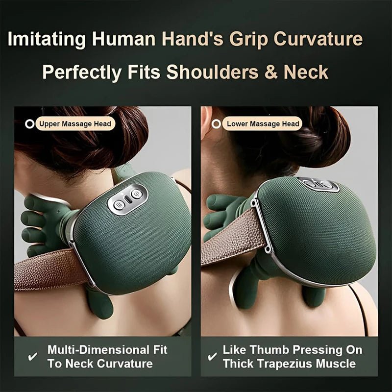 4D Bionic Shiatsu Kneading Neck Massager - MegaStore24