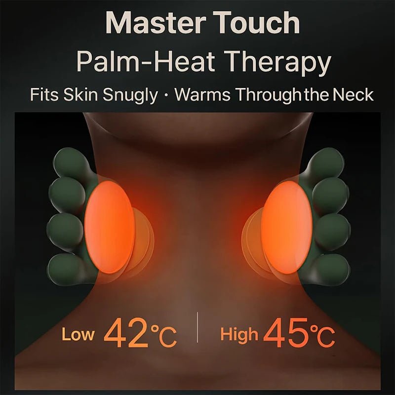 4D Bionic Shiatsu Kneading Neck Massager - MegaStore24