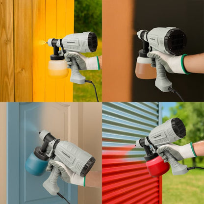 500W HVLP Electric Paint Spray Gun - MegaStore24
