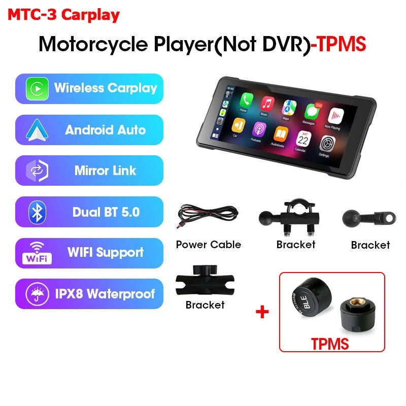 7" Wireless Motorcycle Smart Navigation Display - MegaStore24