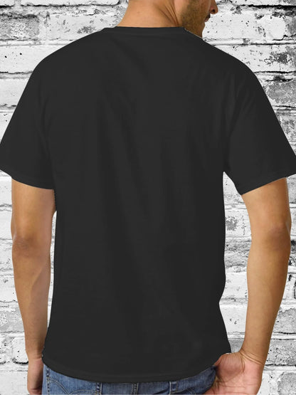 Skull & Wings Graphic Men's Cotton Tee