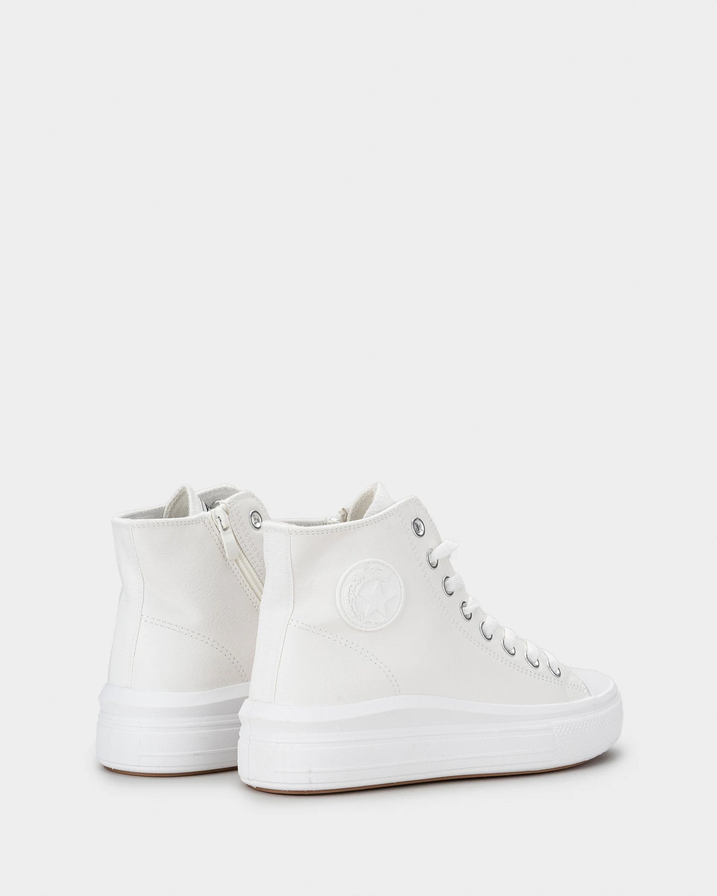 High Top Canvas Lace-Up Unisex Sneakers