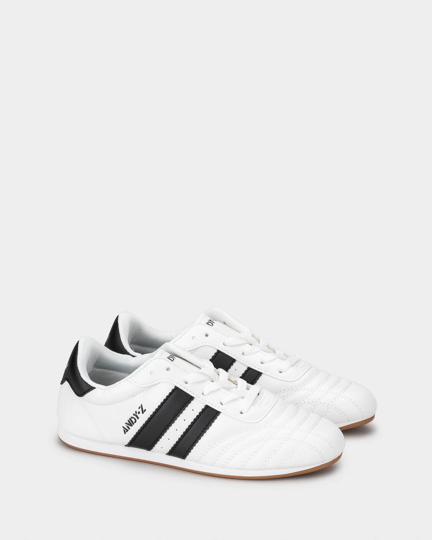Chunky Graffiti Punk Men's Leather Sneakers