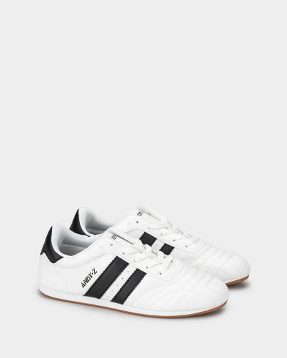 Chunky Graffiti Punk Men's Leather Sneakers