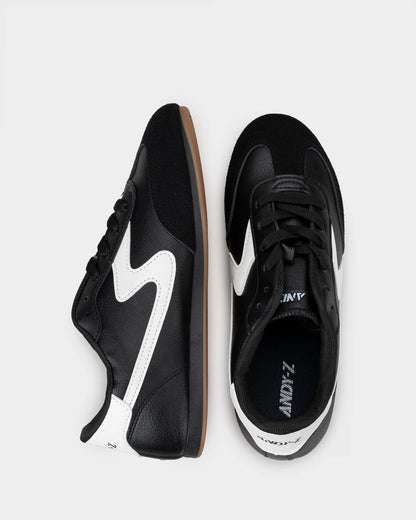 Thick-Sole Graffiti Punk Men's Sneakers