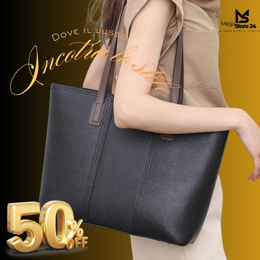 Borsa " TopBags " da donna in vera pelle al 100% - MegaStore24