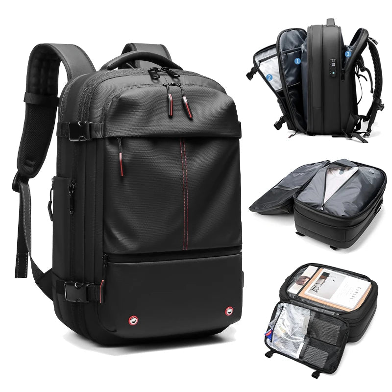 Elite 17" Vacuum Compression Travel Backpack - MegaStore24