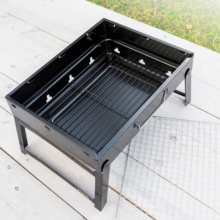 Foldable Portable Charcoal BBQ Grill - MegaStore24