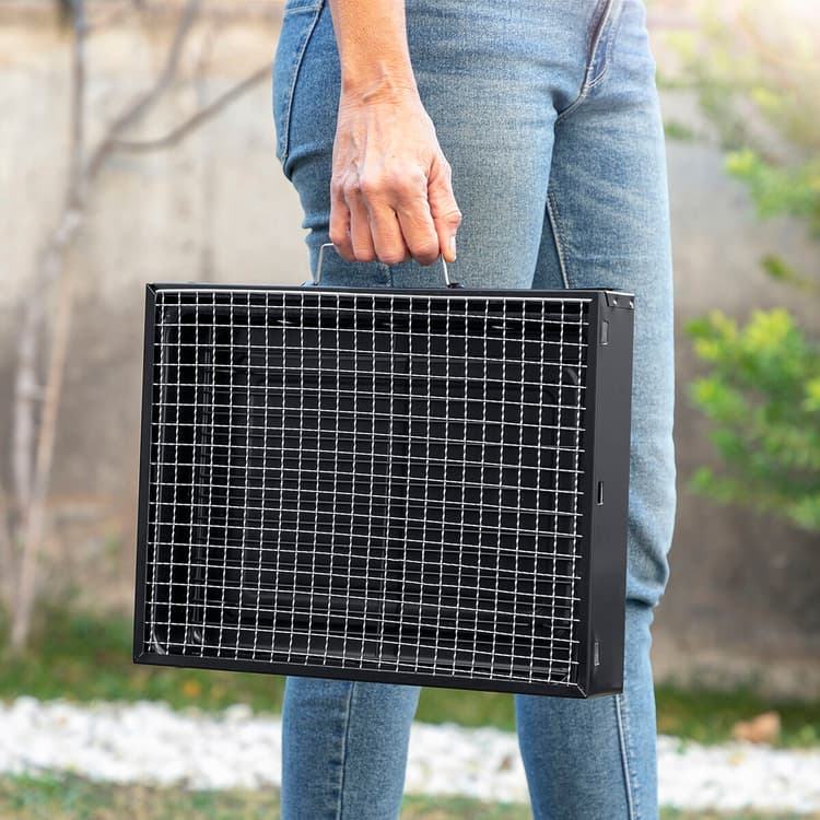 Foldable Portable Charcoal BBQ Grill - MegaStore24