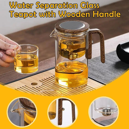 Gemini said Magnetic One - Click Glass Infuser Teapot - MegaStore24