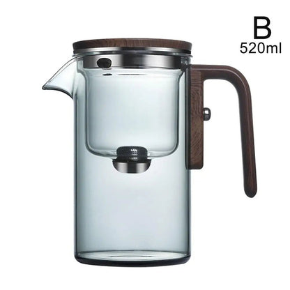 Gemini said Magnetic One - Click Glass Infuser Teapot - MegaStore24