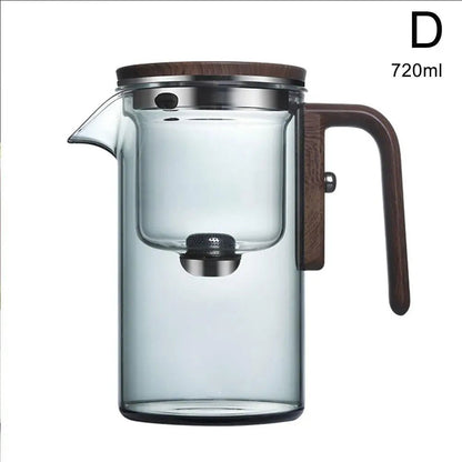 Gemini said Magnetic One - Click Glass Infuser Teapot - MegaStore24