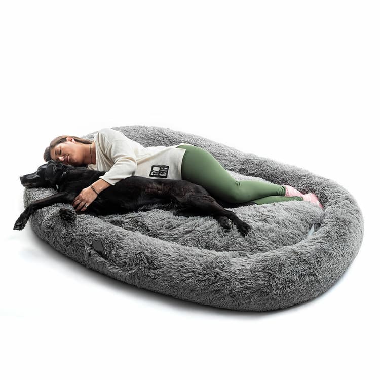 Giant Cozy Human Dog Bed – XXL Oversized Lounger - MegaStore24