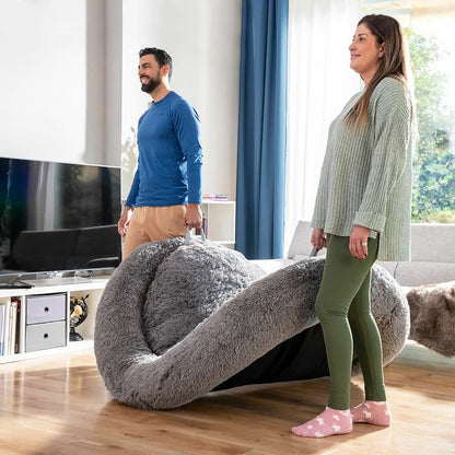 Giant Cozy Human Dog Bed – XXL Oversized Lounger - MegaStore24