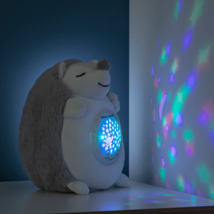Hedgehog Plush Toy Night Light Projector - MegaStore24