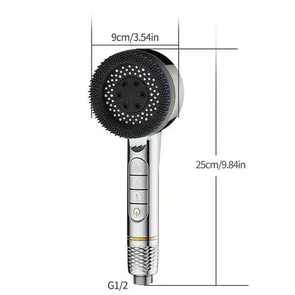 High - Pressure 4 - Mode Filtered Shower Head - MegaStore24
