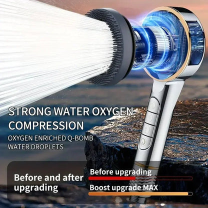 High - Pressure 4 - Mode Filtered Shower Head - MegaStore24