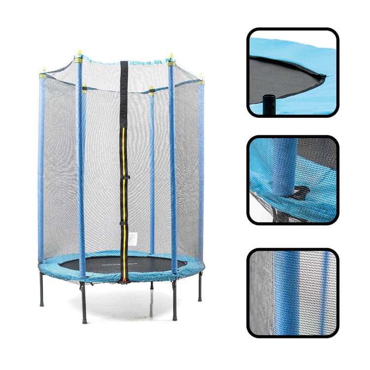 Kids Safety Trampoline with Enclosure Net - MegaStore24