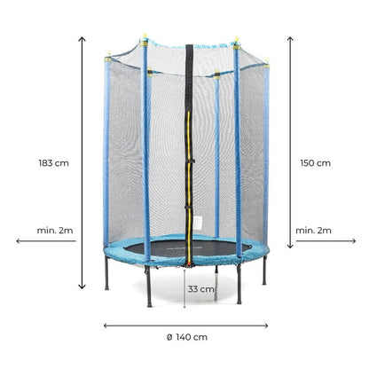 Kids Safety Trampoline with Enclosure Net - MegaStore24