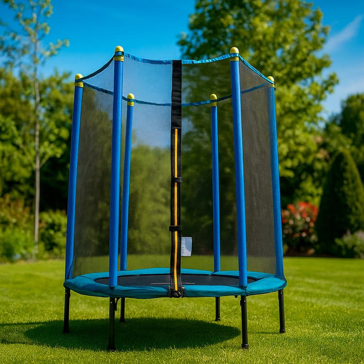 Kids Safety Trampoline with Enclosure Net - MegaStore24