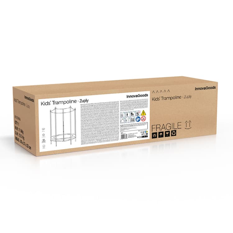 Kids Safety Trampoline with Enclosure Net - MegaStore24