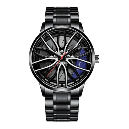 Men’s 3D Sports Wheel Luxury Quartz Watch - MegaStore24