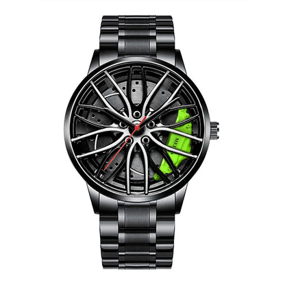 Men’s 3D Sports Wheel Luxury Quartz Watch - MegaStore24