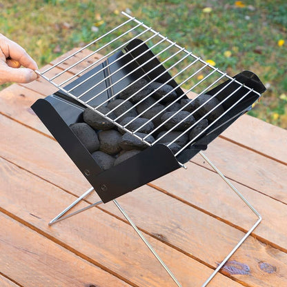 Mini Foldable Charcoal BBQ Grill - MegaStore24