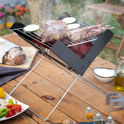 Mini Foldable Charcoal BBQ Grill - MegaStore24
