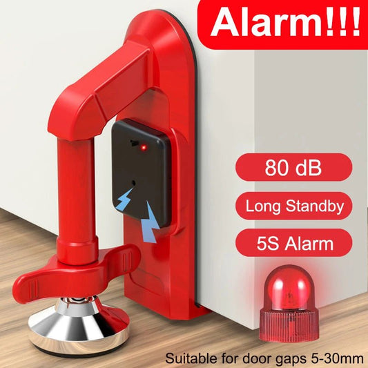 Portable High - Strength Door Stop Security Alarm - MegaStore24