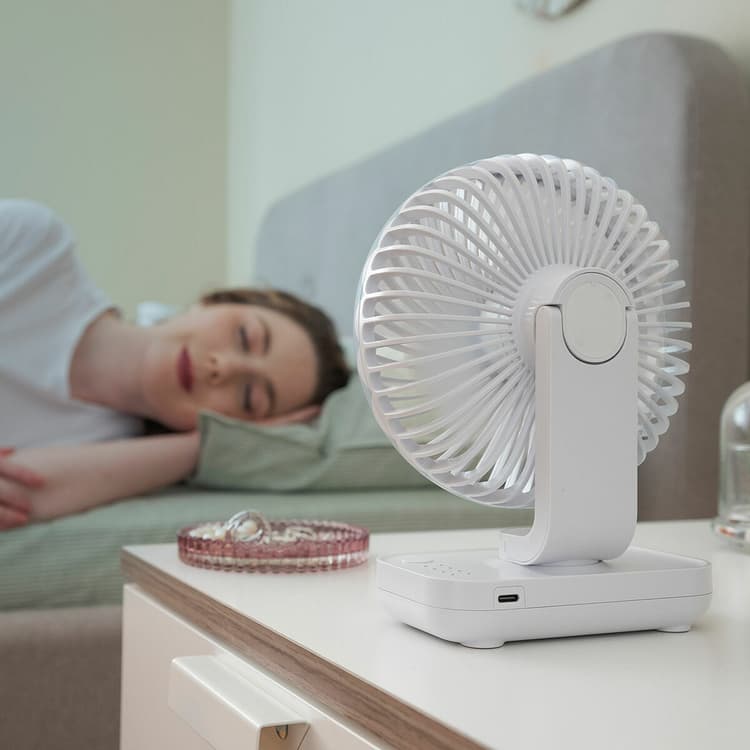 Rechargeable Desk Fan Compact & Portable, 3600 mAh - MegaStore24