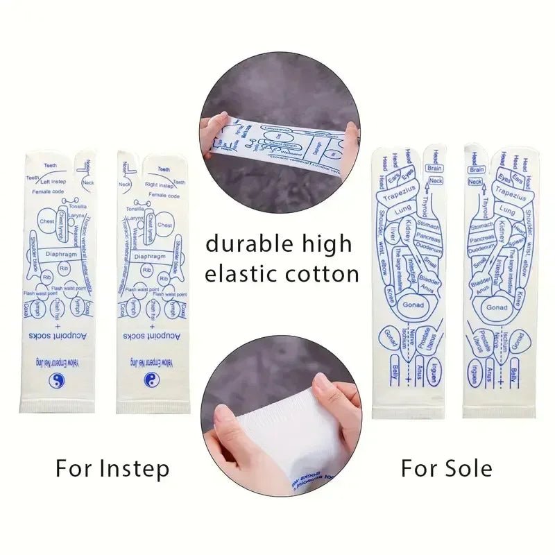 Reflexology Acupressure Socks with Massage Tool Kit - MegaStore24