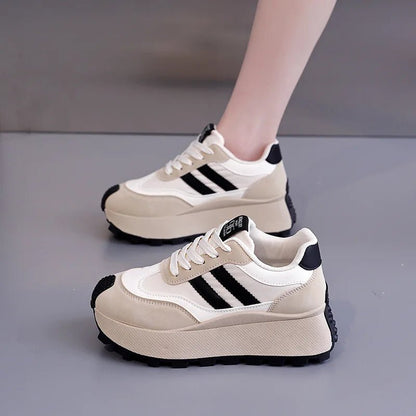 Scarpe Donna Sporty Chic con Suola Alta - MegaStore24