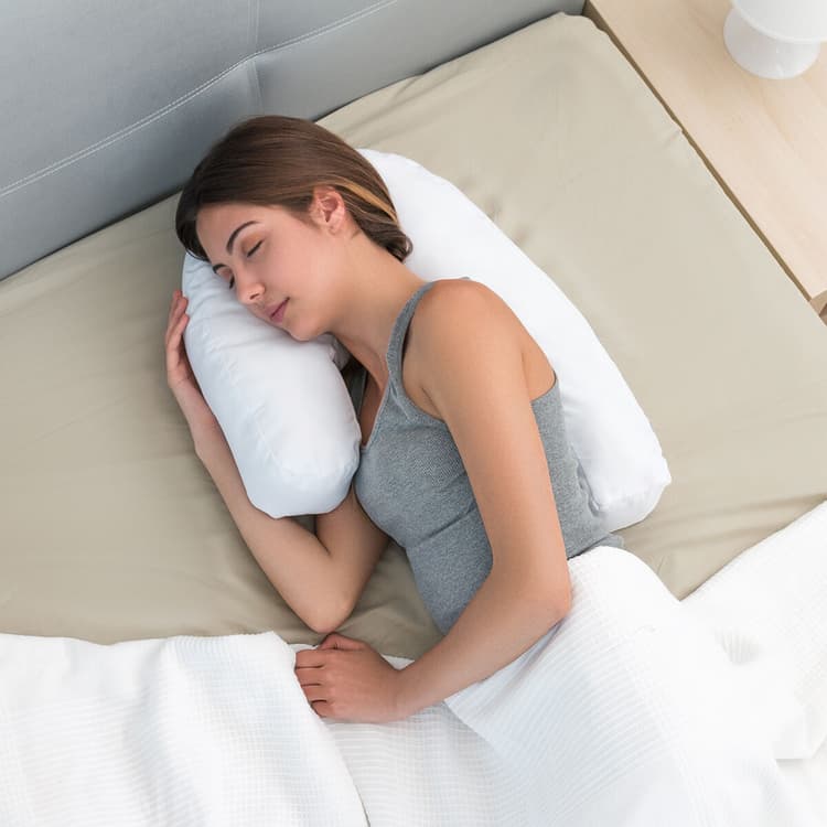 U - Shape Ergonomic Side Sleeper Pillow - MegaStore24