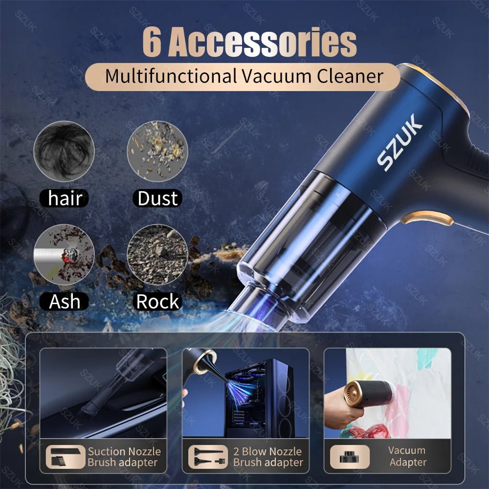 Ultra - Power 3 - in - 1 Pro Portable Vacuum - MegaStore24